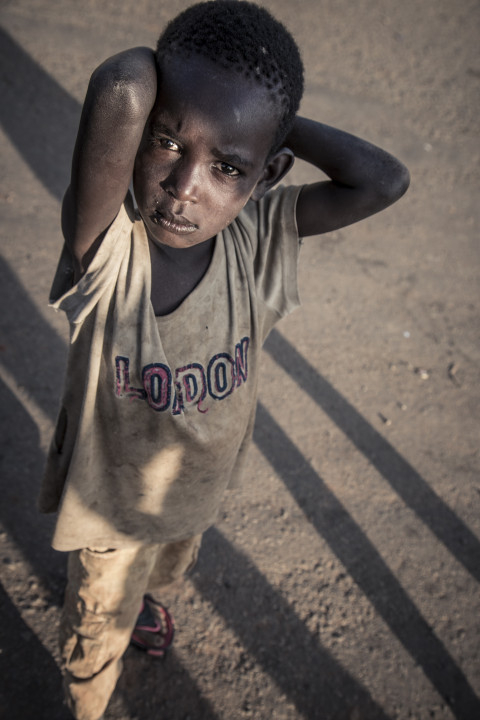 Ethiopian boy in Addis Ababa Africa